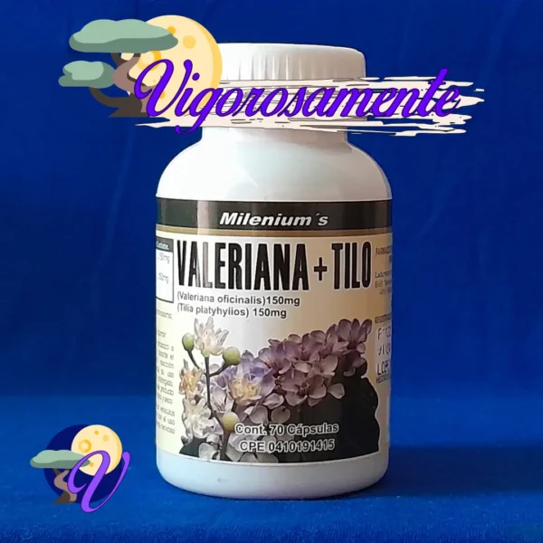 Valeriana + Tilo 300mg / Laboratorios Milenium’s